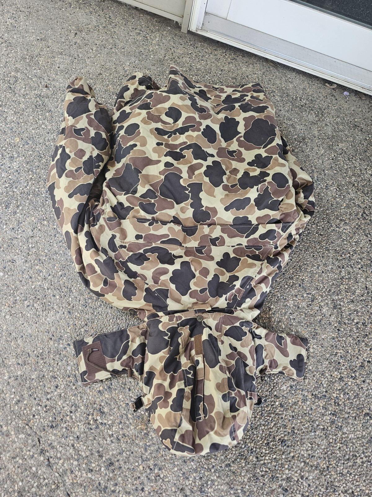 VTG Columbia Omni Tech Duck Camo Hunting 3 in 1 piece Jacket Size 2XL