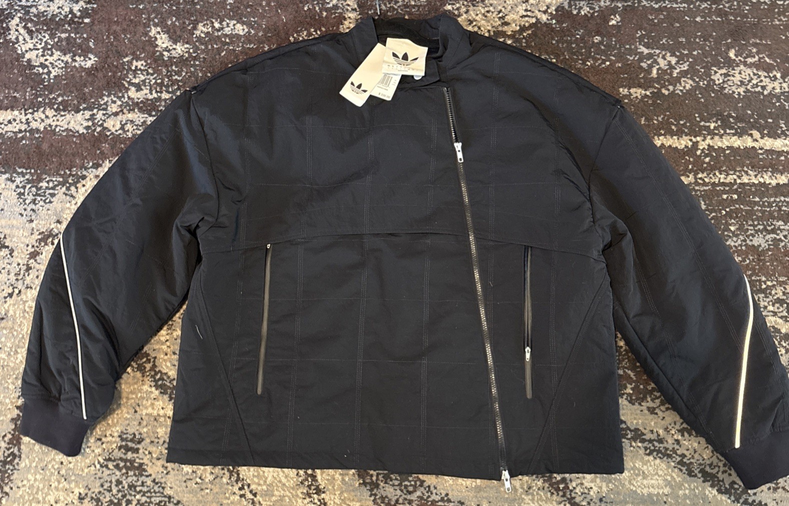 NWT adidas Originals Racer Jacket Black Full Zip Unisex SIZE Large $330 Retail