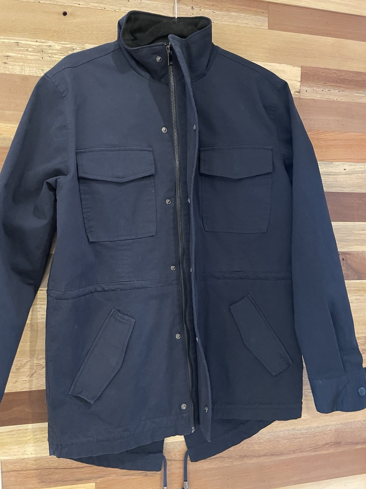 ZAK Los Angeles Mens Lightweight Navy Blue Denim Jacket- Size Small