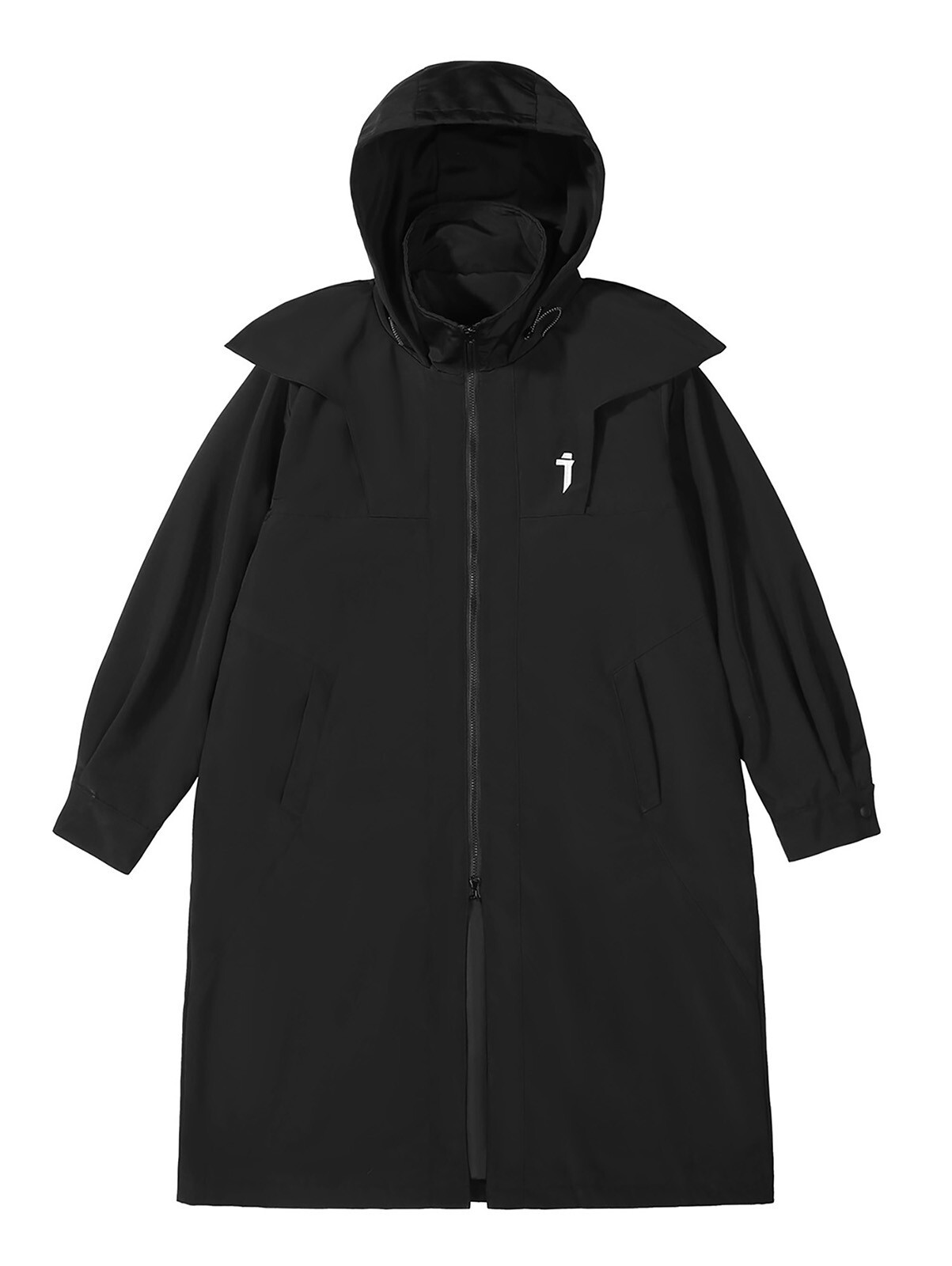 Niepce Japanese Urban Jacket with Hoodie Streetwear Casual Long Trench Coat
