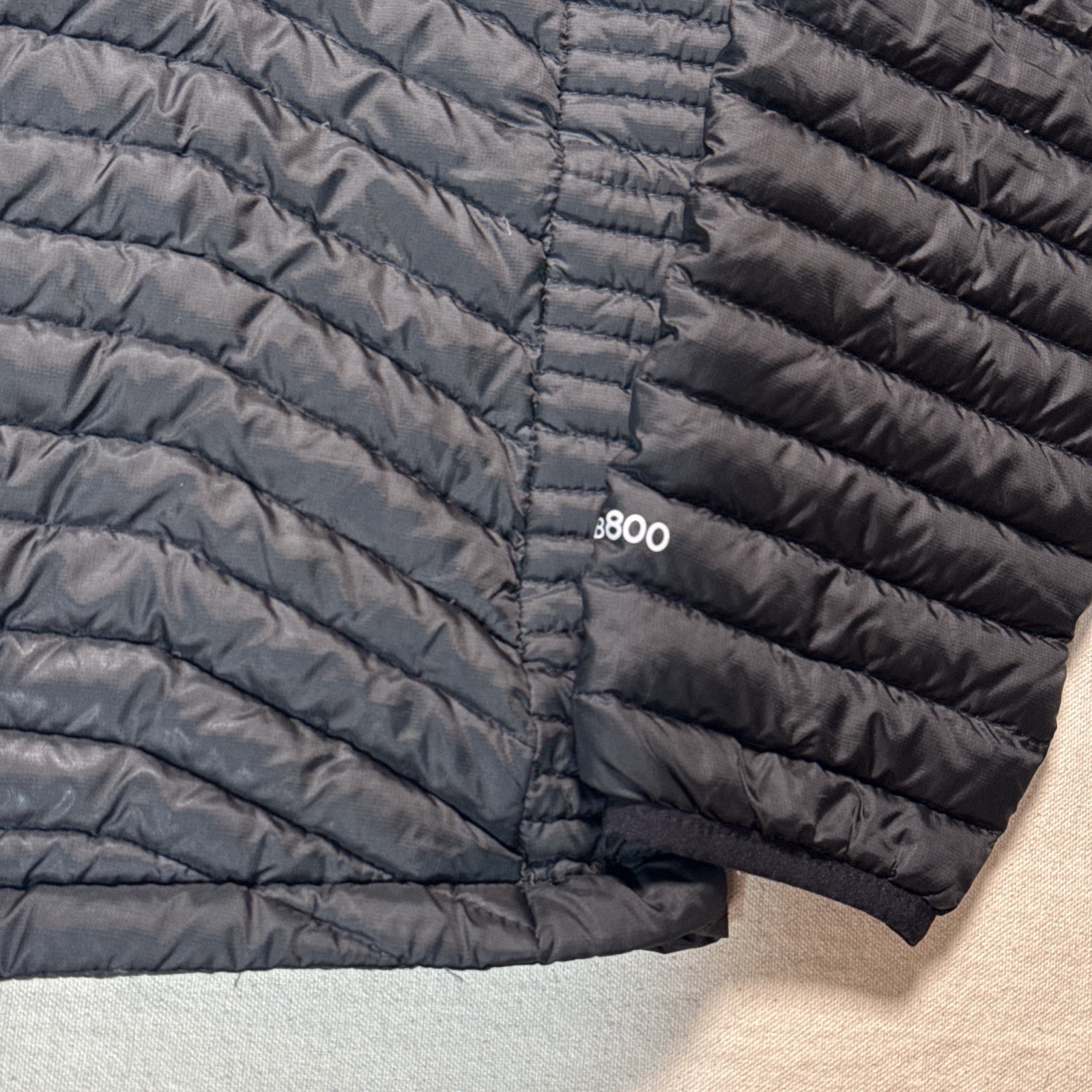 Eddie Bauer First Ascent Down Jacket EB 800 Black Mens Sz M Full Zip NWOT