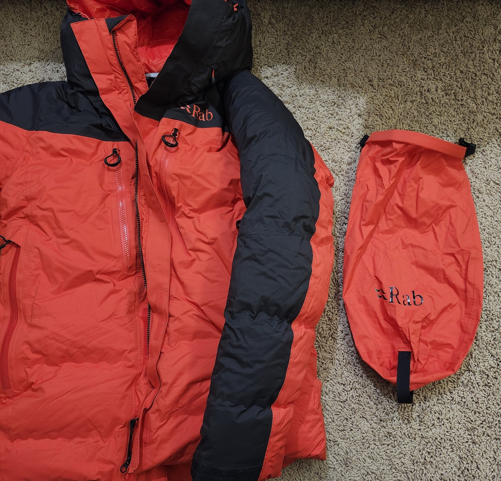 Rab Batura Waterproof Down Parka – Red/Black – Men’s Medium