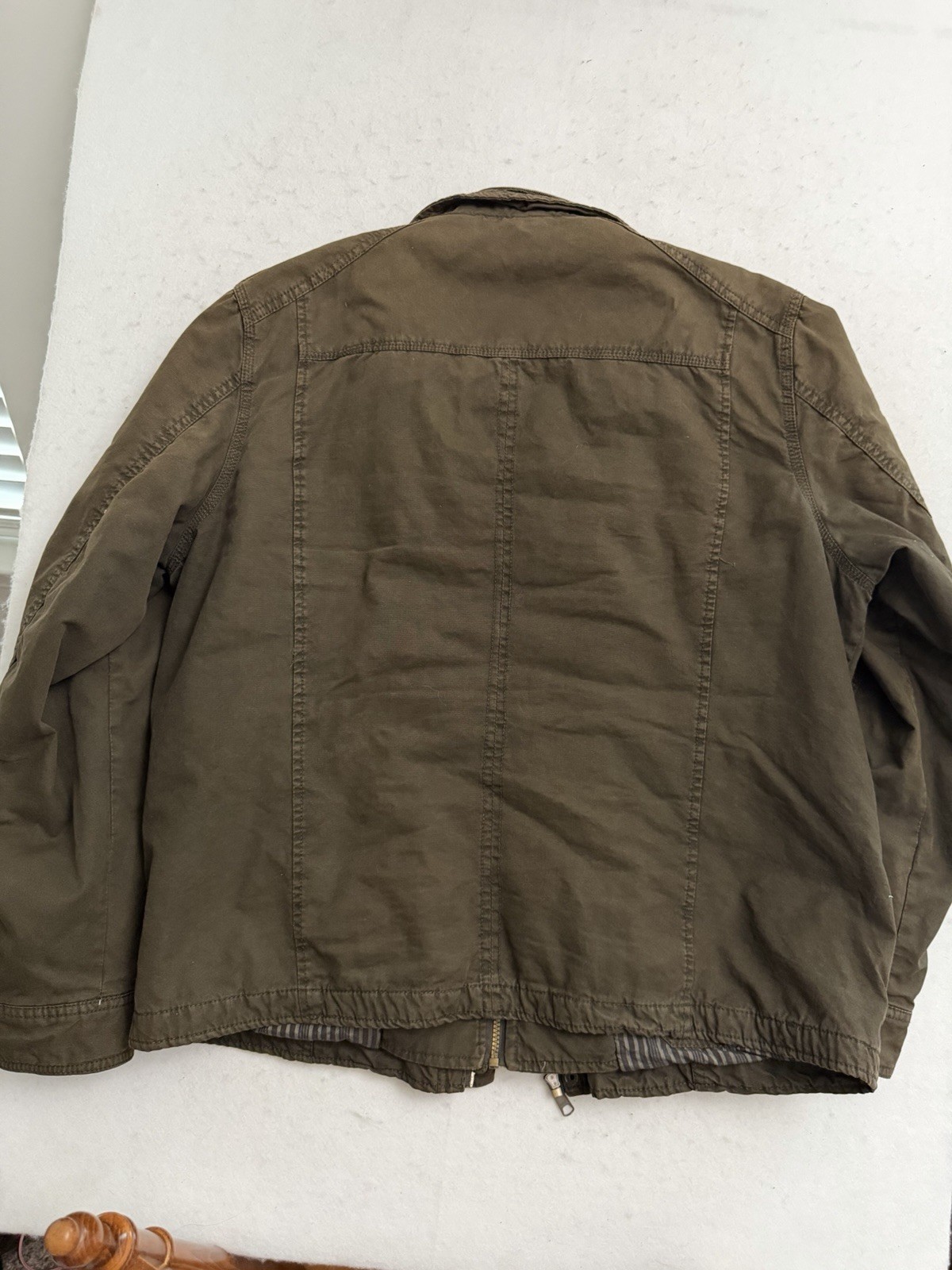 Pronto Uomo Jacket Mens L Brown Field Utility Overshirt Military Outdoor Chore