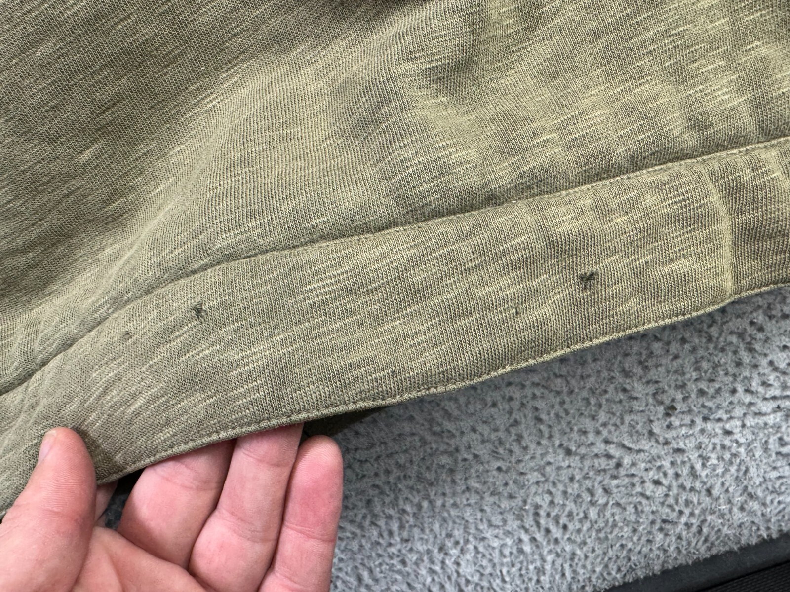 Vintage No Fear Jacket Mens 2XL Green Full Zip Fleece Sweat Y2K Collared