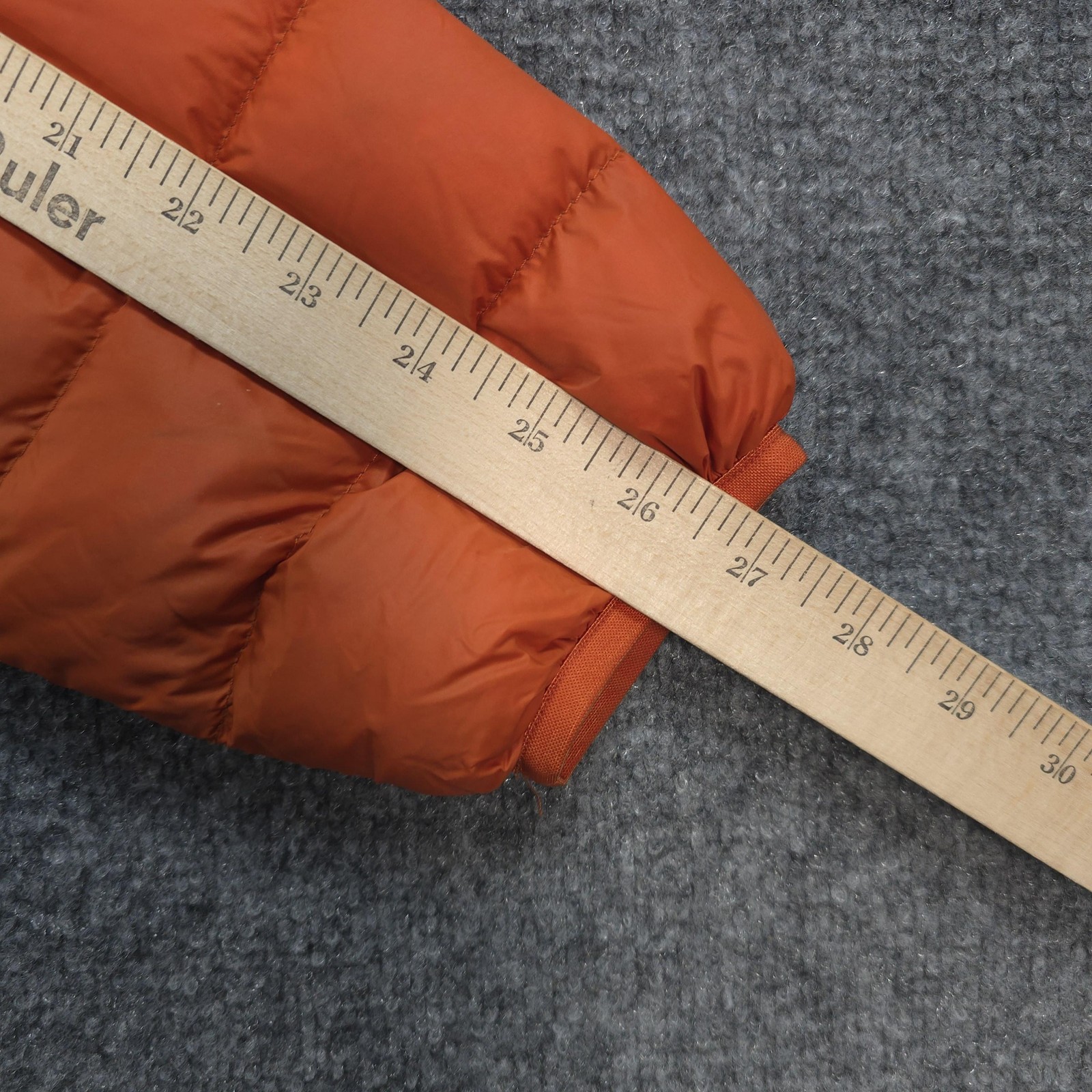 Eddie Bauer Jacket Mens Small Orange Cirruslite Down Puffer Hiking Outdoors