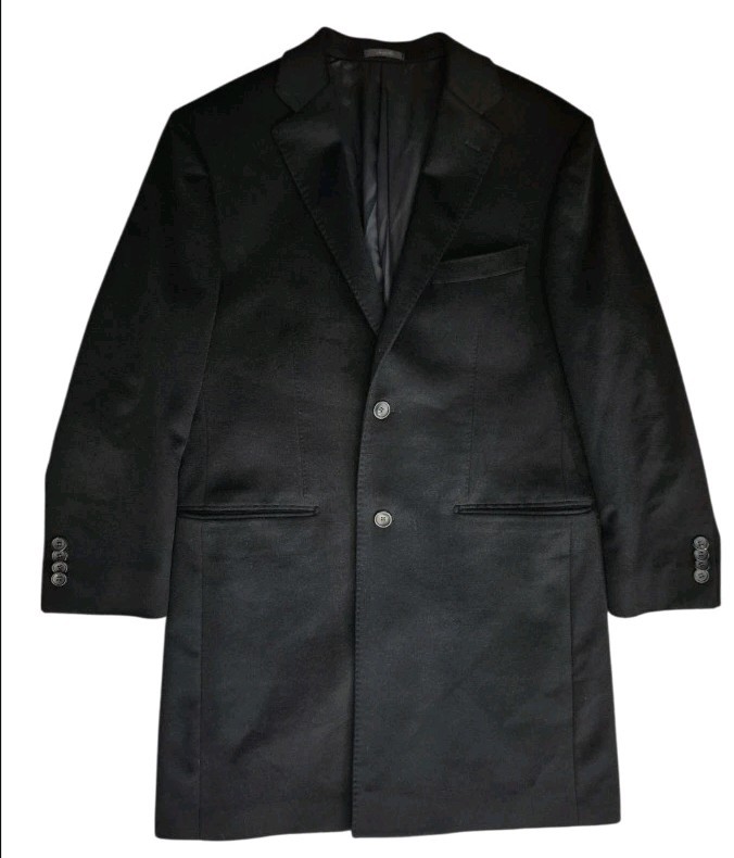 Lanificio Colombo Pure Cashmere Overcoat Jacket Mens Size 48 EU 38 US