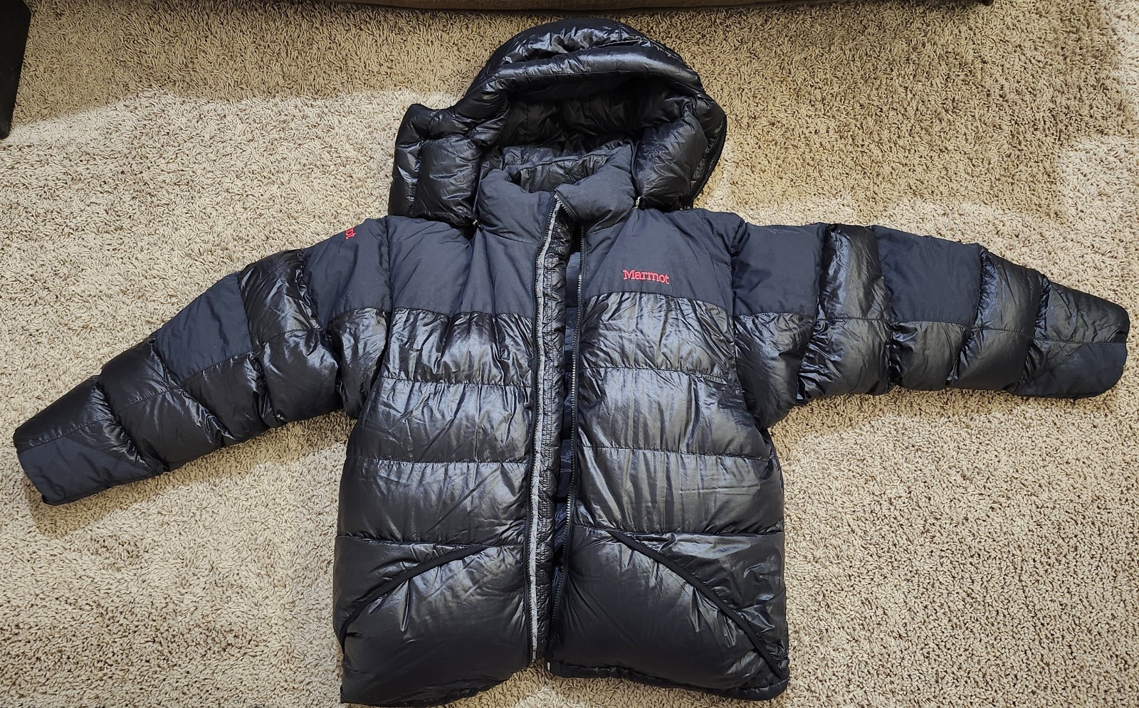 Marmot Plasma Puffer Jacket Parka – Black – Men’s Large