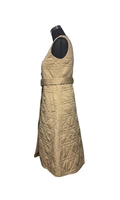 Christian Dior Beige Quilted Cotton Vest