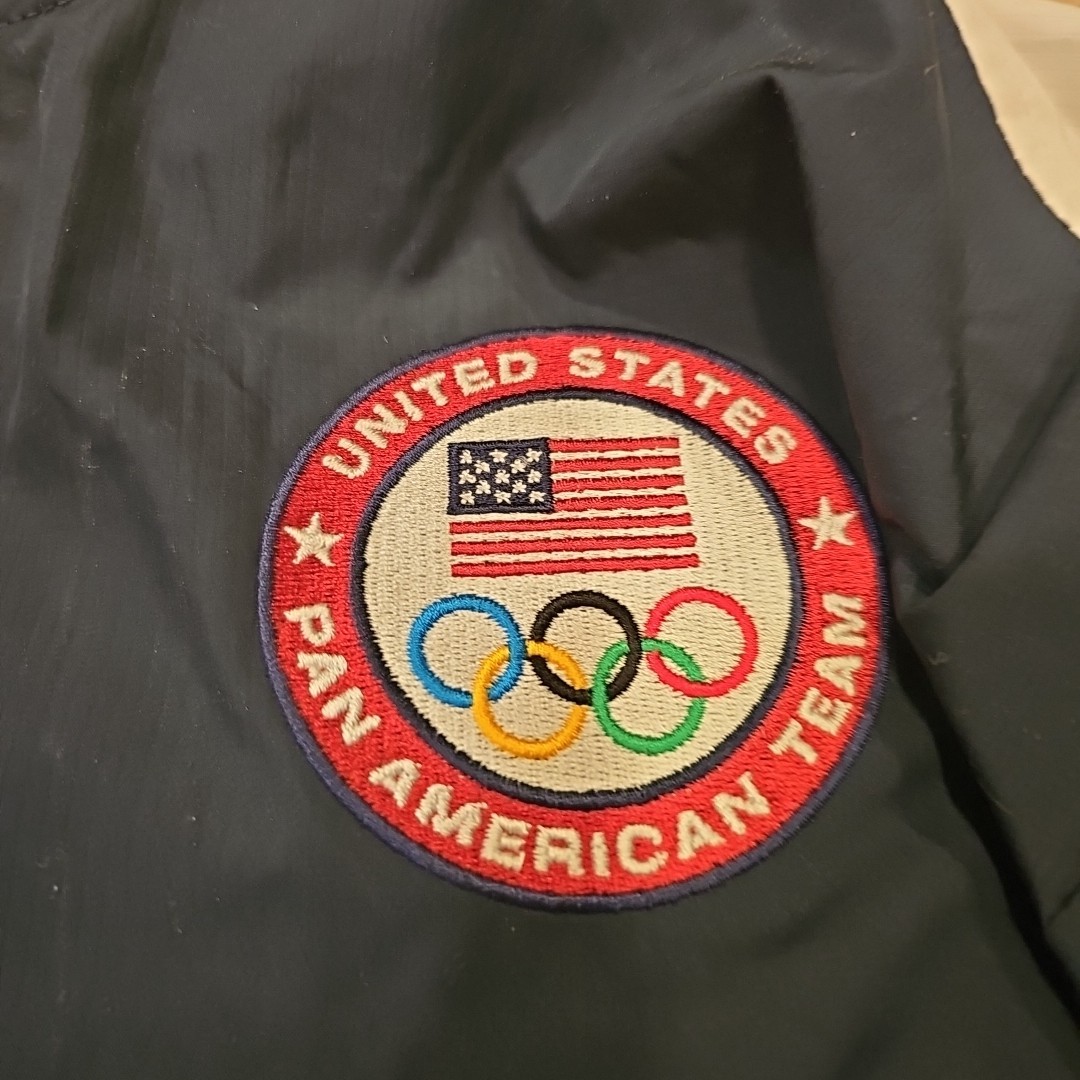 United States Pan American Olympic Team USA Nike Jacket Size L 2011 Guadalajara
