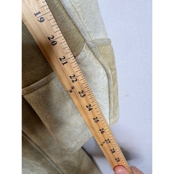 Leather Attic Vintage Shearling Sheepskin Coat Mens 42 Tan Made in Canada Parka