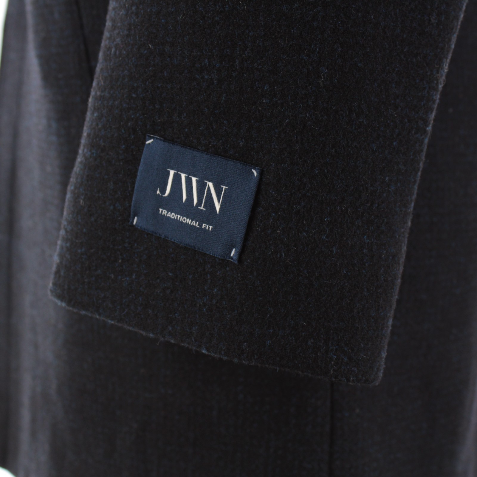 John W. Nordstrom NWT Wool Blend Top Coat Size Small US In Blue Melange