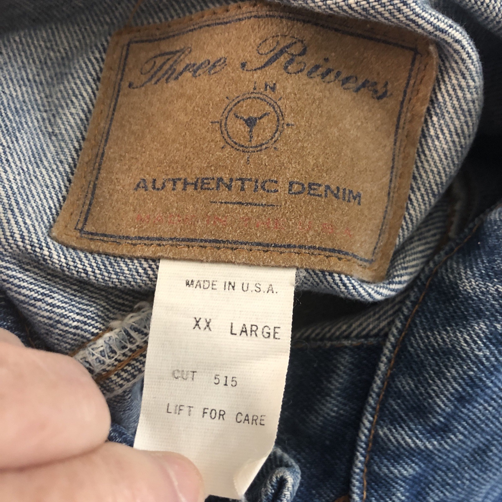 Vtg Denim Jacket March Of Dimes Embossed 2XL 90’s Y2K Biker Jacket