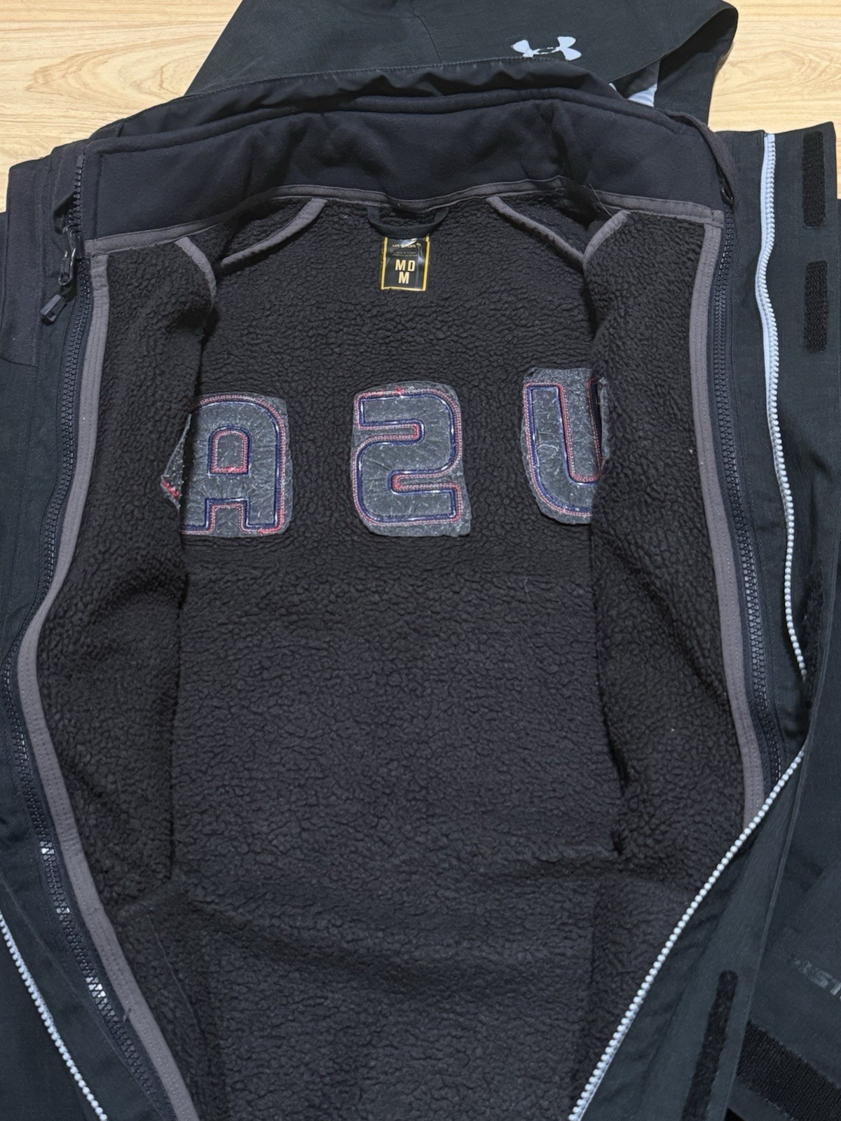 UNDER ARMOUR UA STORM USA UNITED STATES US SPEED-SKATING COAT ZIP OUT LINER SZ M
