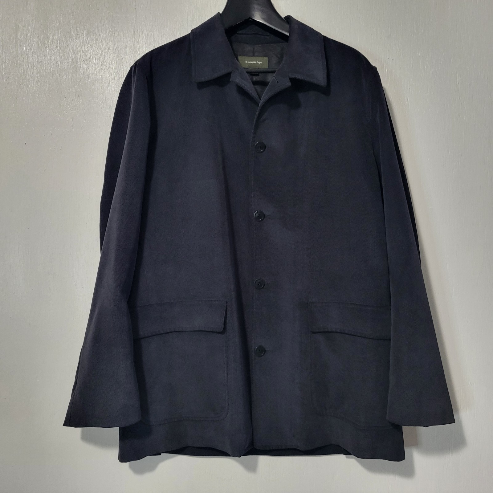 Ermenegildo Zegna Men’s Luxury Sport Coat Jacket Made in Italy Sz XXL/56 Black