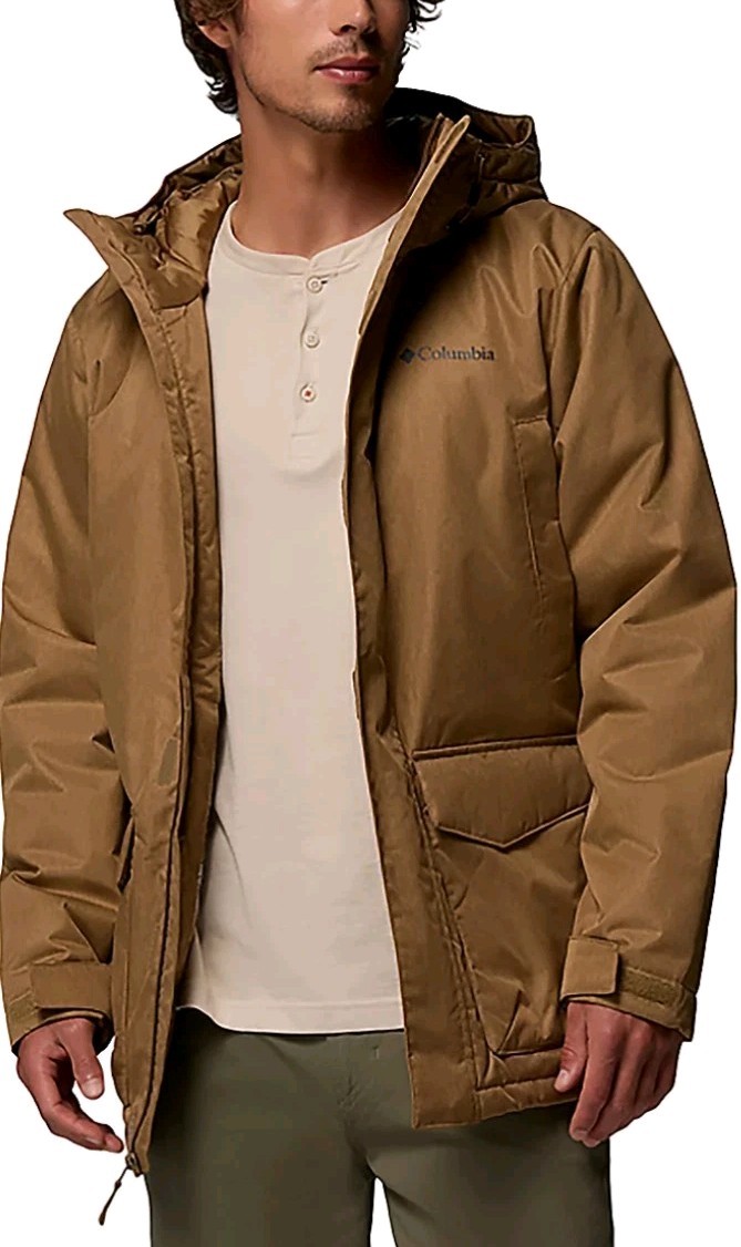 Men’s Columbia Pines Lake Omni Heat Heavy Waterproof Insulated HOOD Parka Sz XL