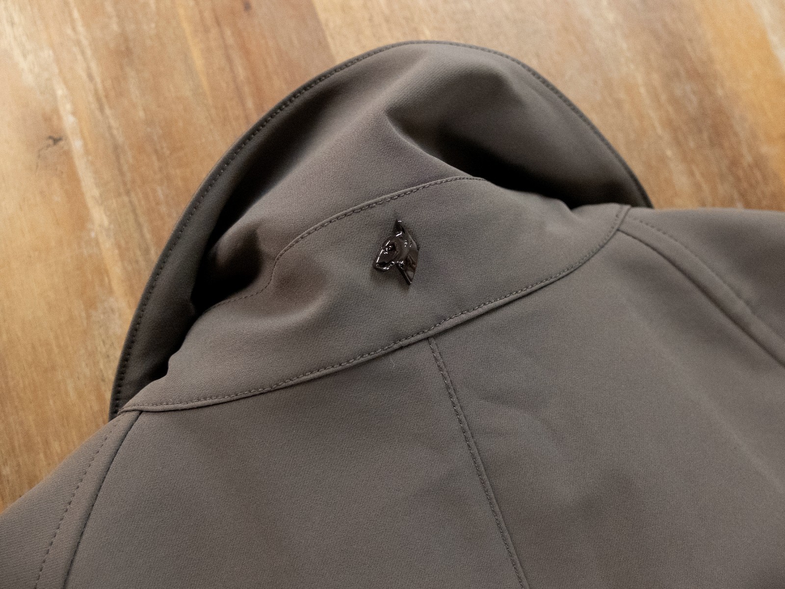 (NO CUSTOMS TAX) MONTECORE Italy khaki green nylon coat jacket 50 IT / Large
