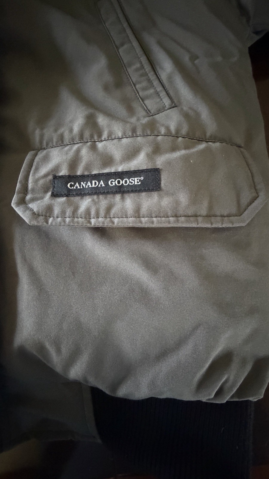Canada Goose Bomber Parka Men’s Jacket-Brand New-size Large Grey