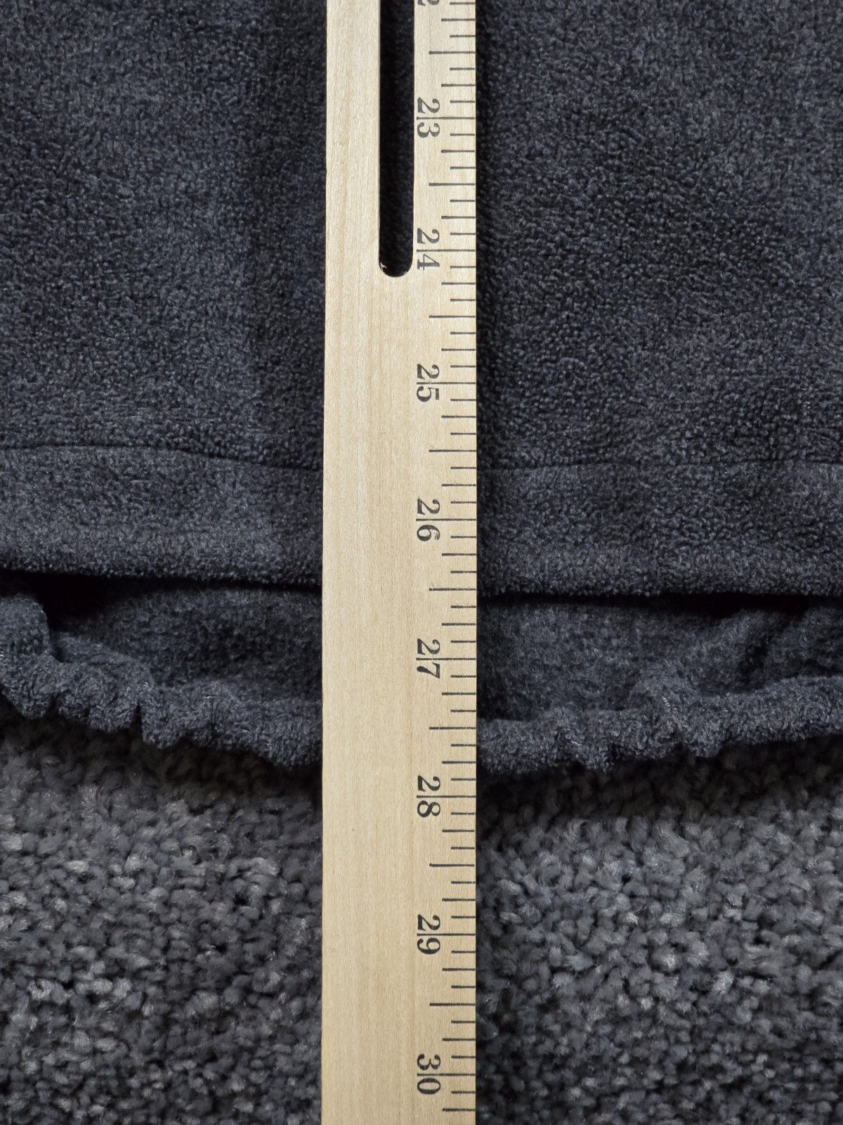 Vintage Great Northwest Fleece Jacket Mens Grey Pullover Soft Minimalist 90s