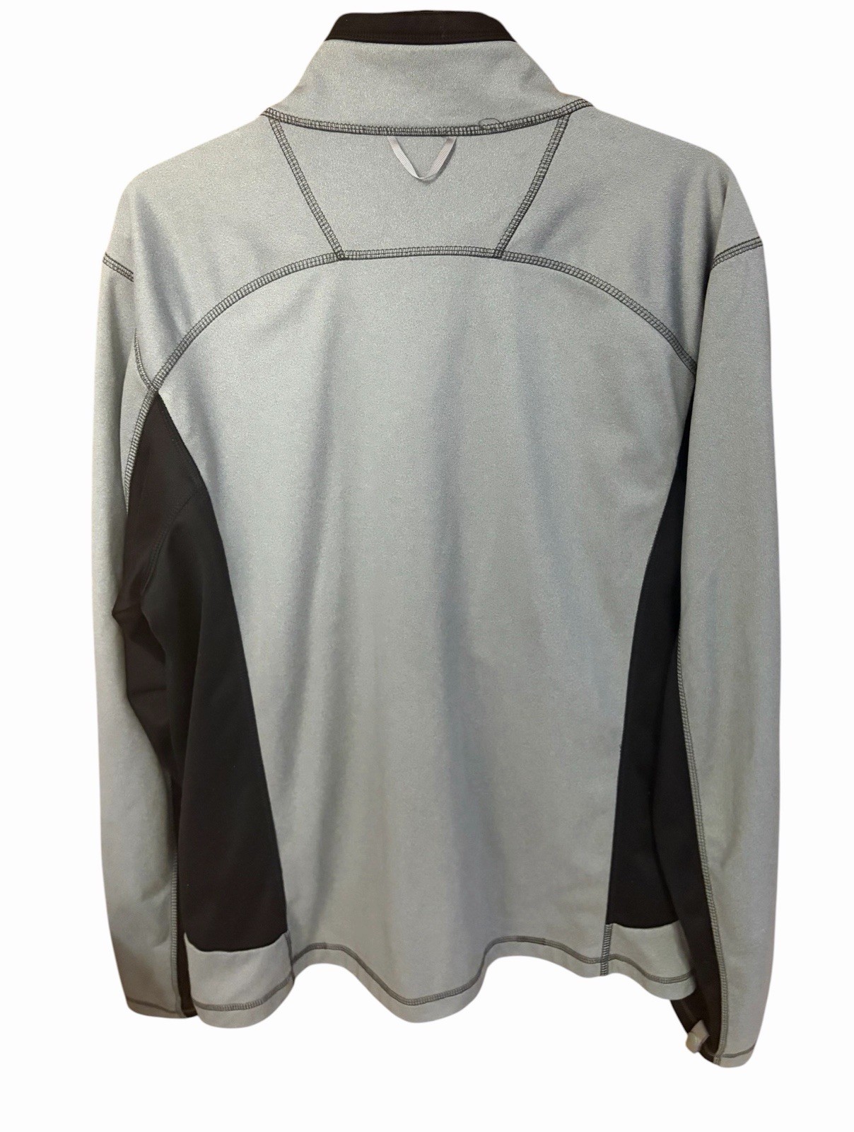 The North Face Mens Full Zip Cinder Soft Shell Jacket Coat Gray Black Red Large
