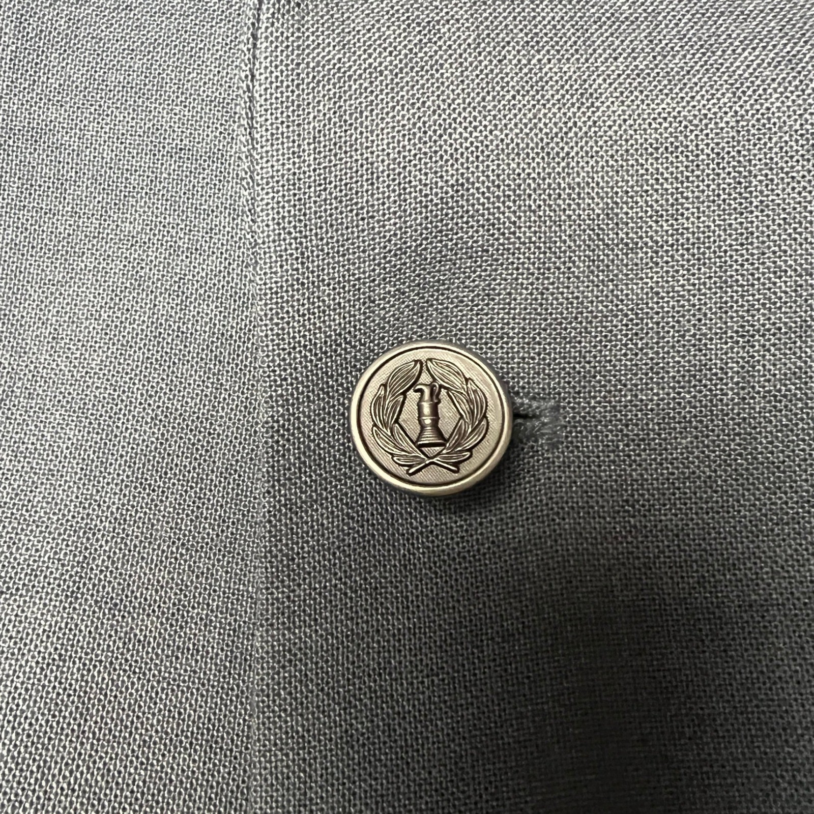 Vtg Nicklaus Dillard’s Mens Gray Two Button Blazer Sport Coat Size 42 Regular
