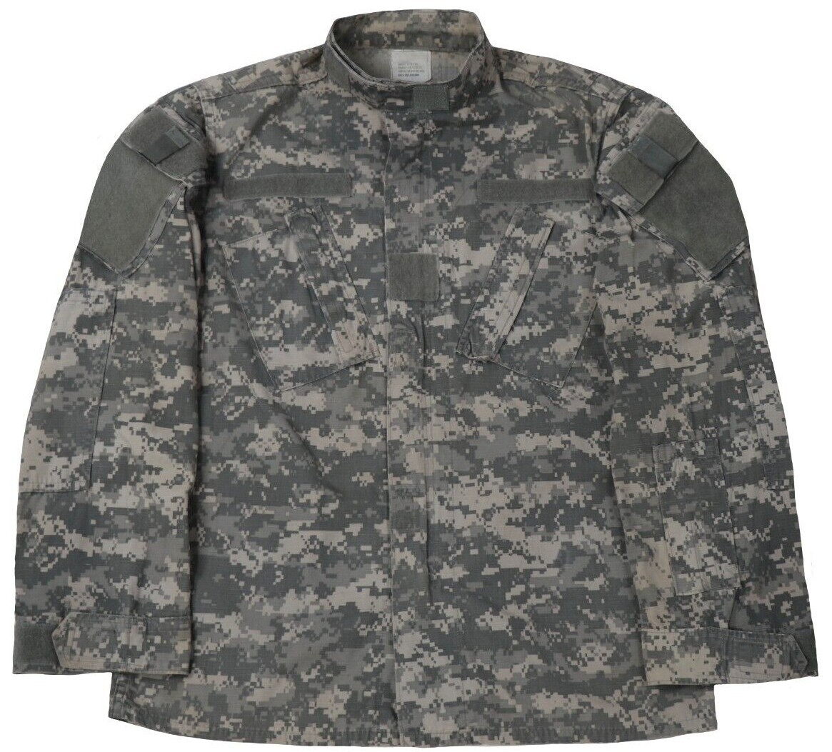 US Military ACU UCP Combat Uniform Shirt Jacket Top Digital Camo