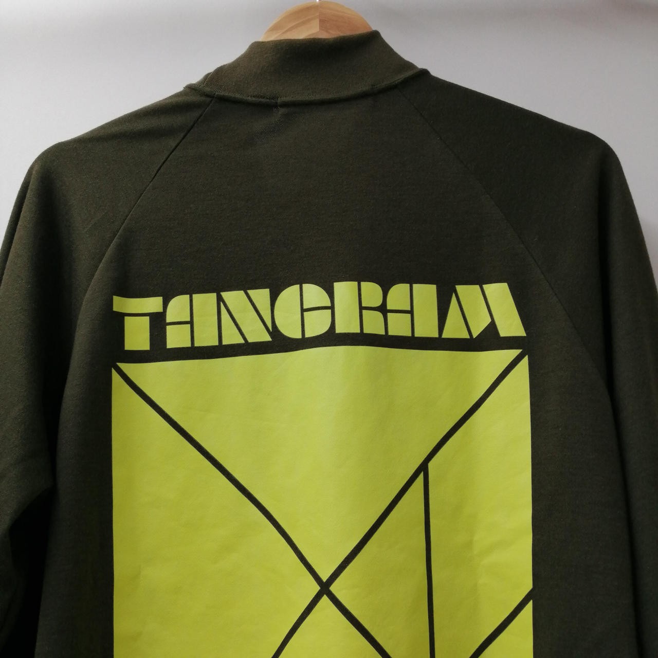 TANGRAM TGS-MT105 Basic Logo Air Mockneck T-Shirt S 96cm Chest Blue