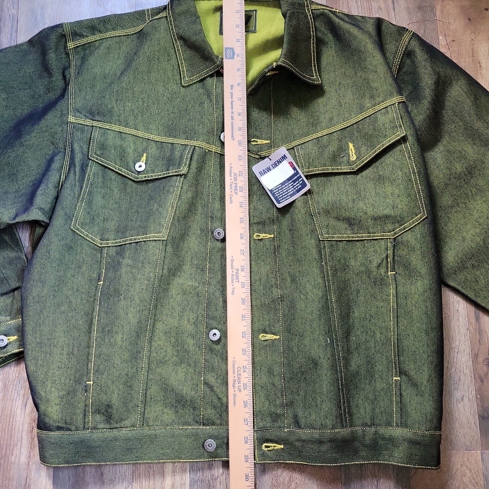 Webs Denim Jacket Size XL 65% Cotton 35% Polyester NWT