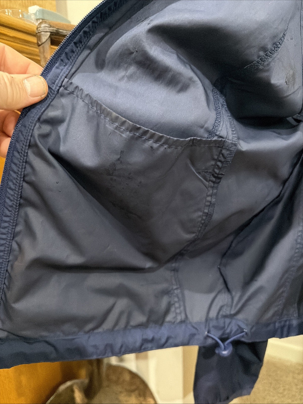 United States Postal Service USPS Gateway District Retail Blue Windbreaker Sz XL