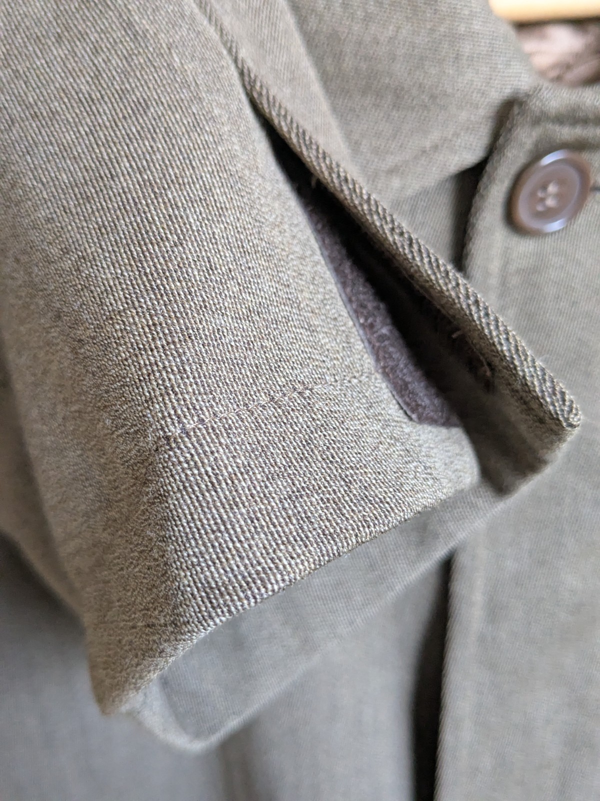 DUNHILL Virgin Wool Overcoat Coat ITALIAN 52 US42 XL Removable Quilted Lining
