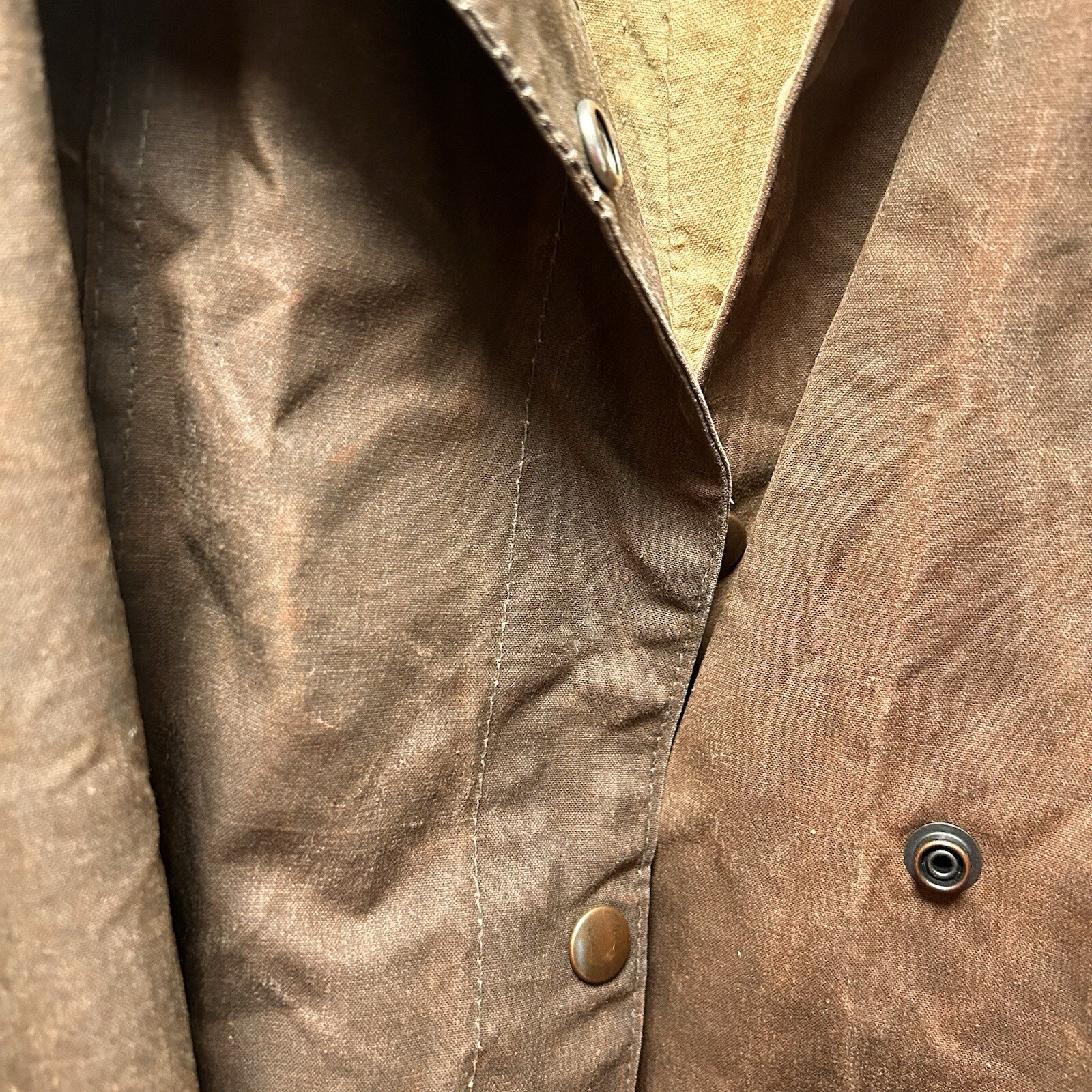 Claybourn Australia Brisbane Old Oilskin Riding Coat Cotton Lining Size 5 105CM