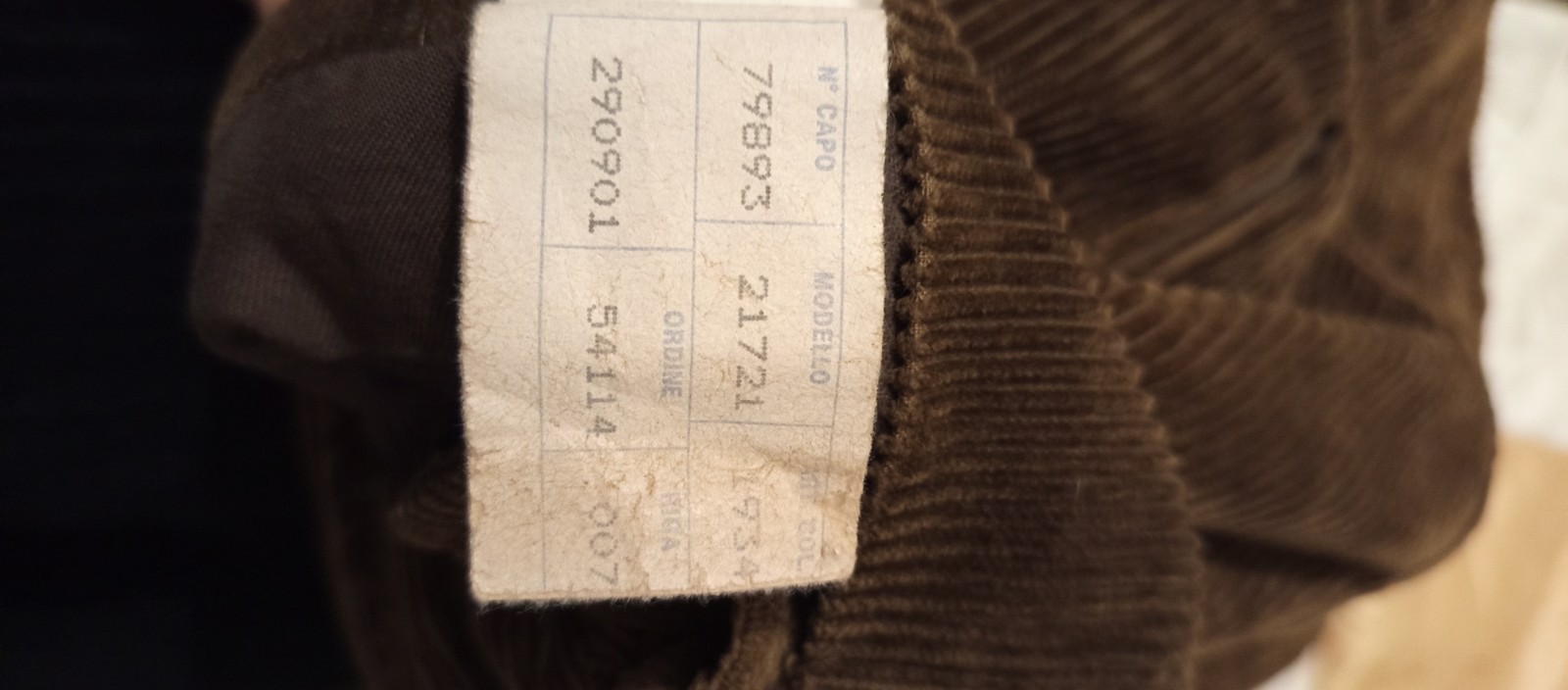 Enrico Mandelli Velvet Jacket Mens Size 57 Comfort Fit
