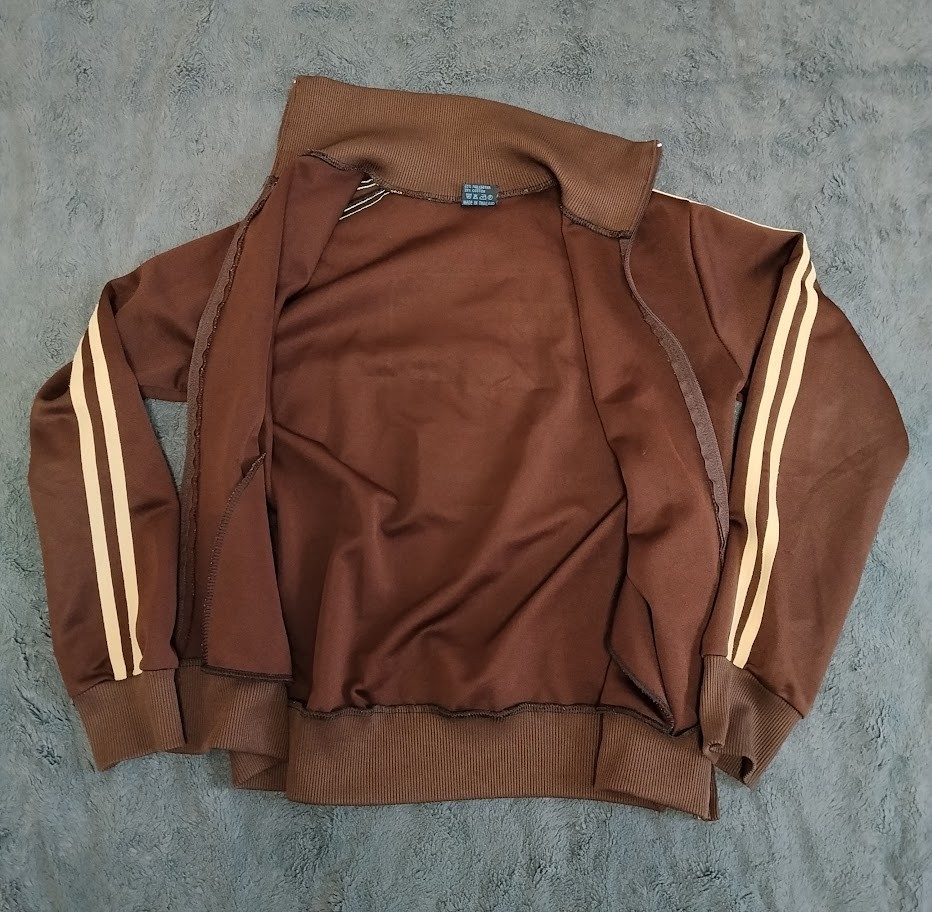 Vespa Piaggio Scooter Hoodie Hooded Sweat Jacket With Zip Brown Size M