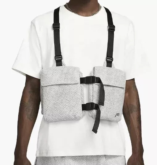 Nike Sportswear Tech Pack Gray Utility Vest Men’s Size S/M DX9403-084 NEW