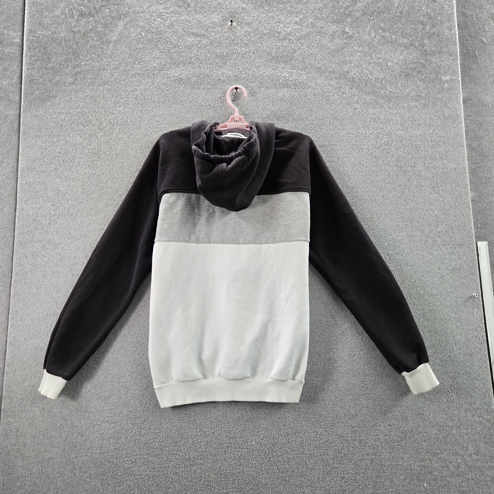 Adidas Originals Men Jacket M Black Colorblock Trefoil Logo Activewear Zipper