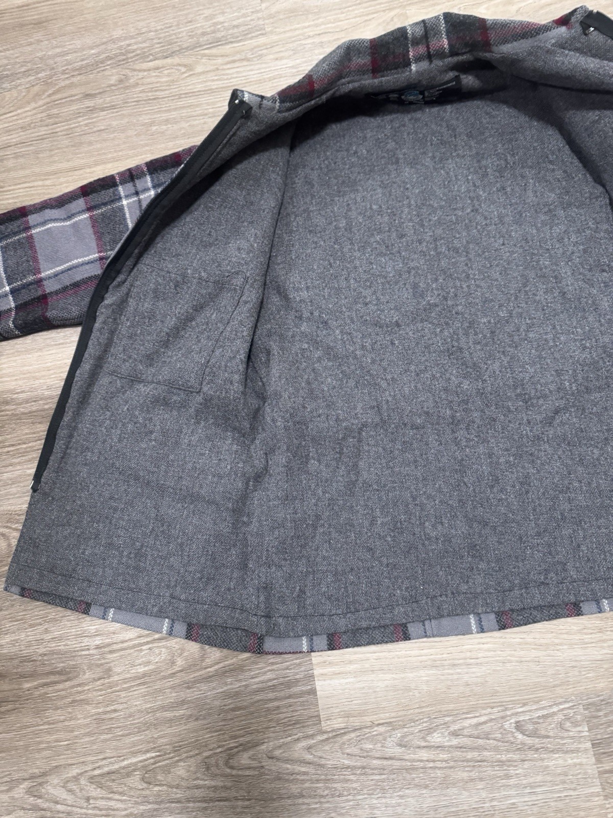 Vintage Original Swanndri Wool Check Jacket Made In New Zealand MEDIUM Bushcraft