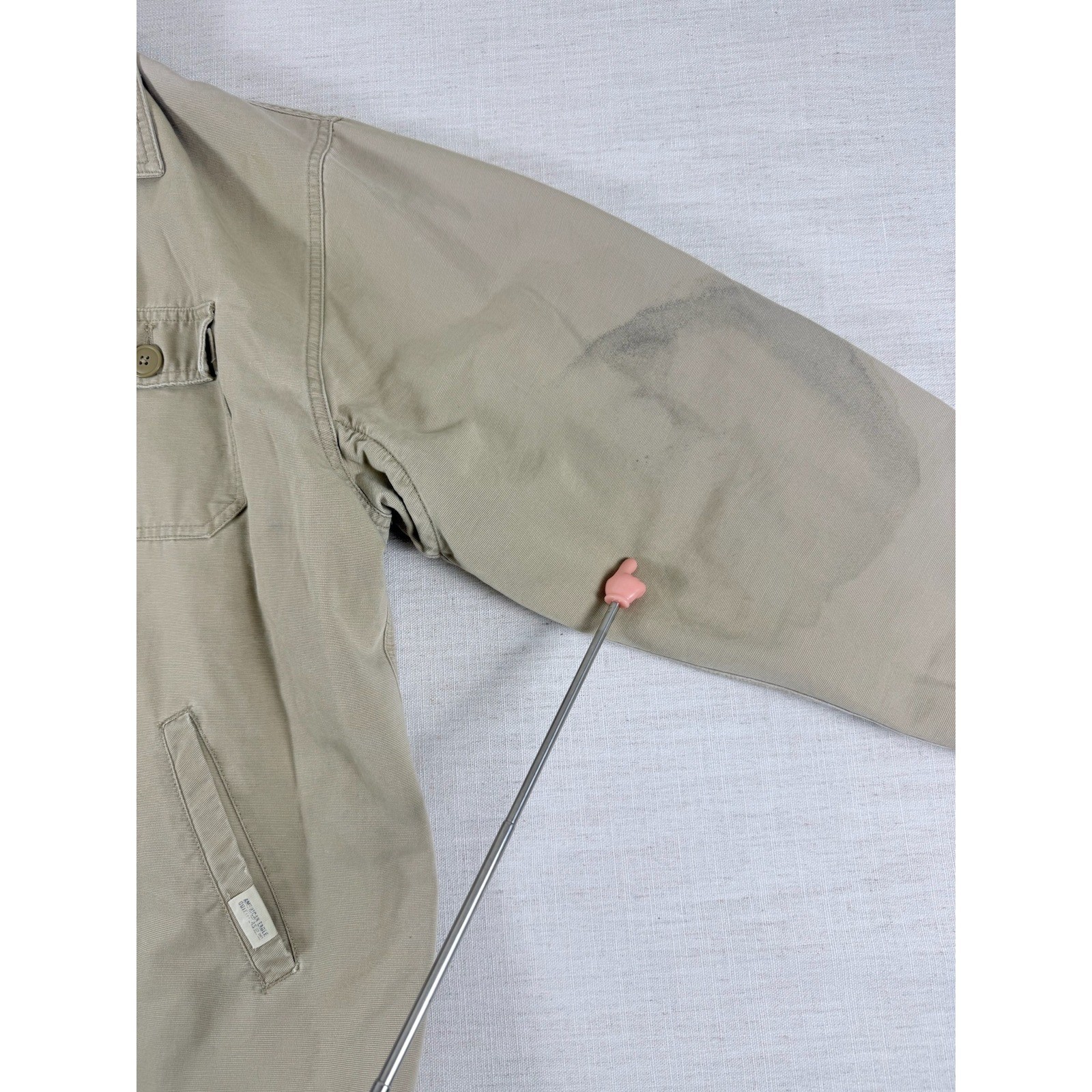 American Eagle Outfitters Mens XXL Khaki Tan Cotton Workwear Jacket RN 54485