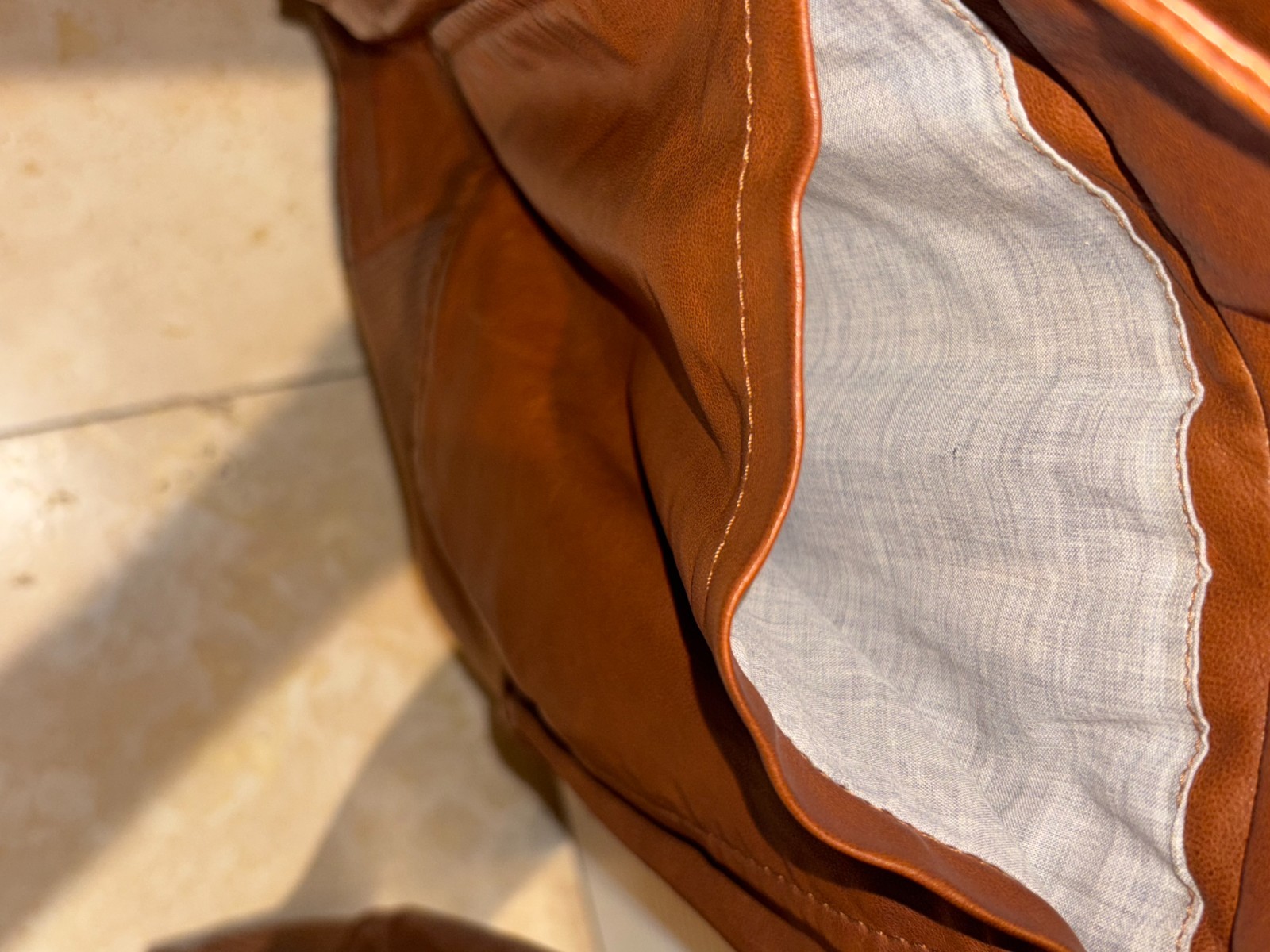Brunello Cucinelli AUTHENTIC Collector’s Brown Leather Jacket