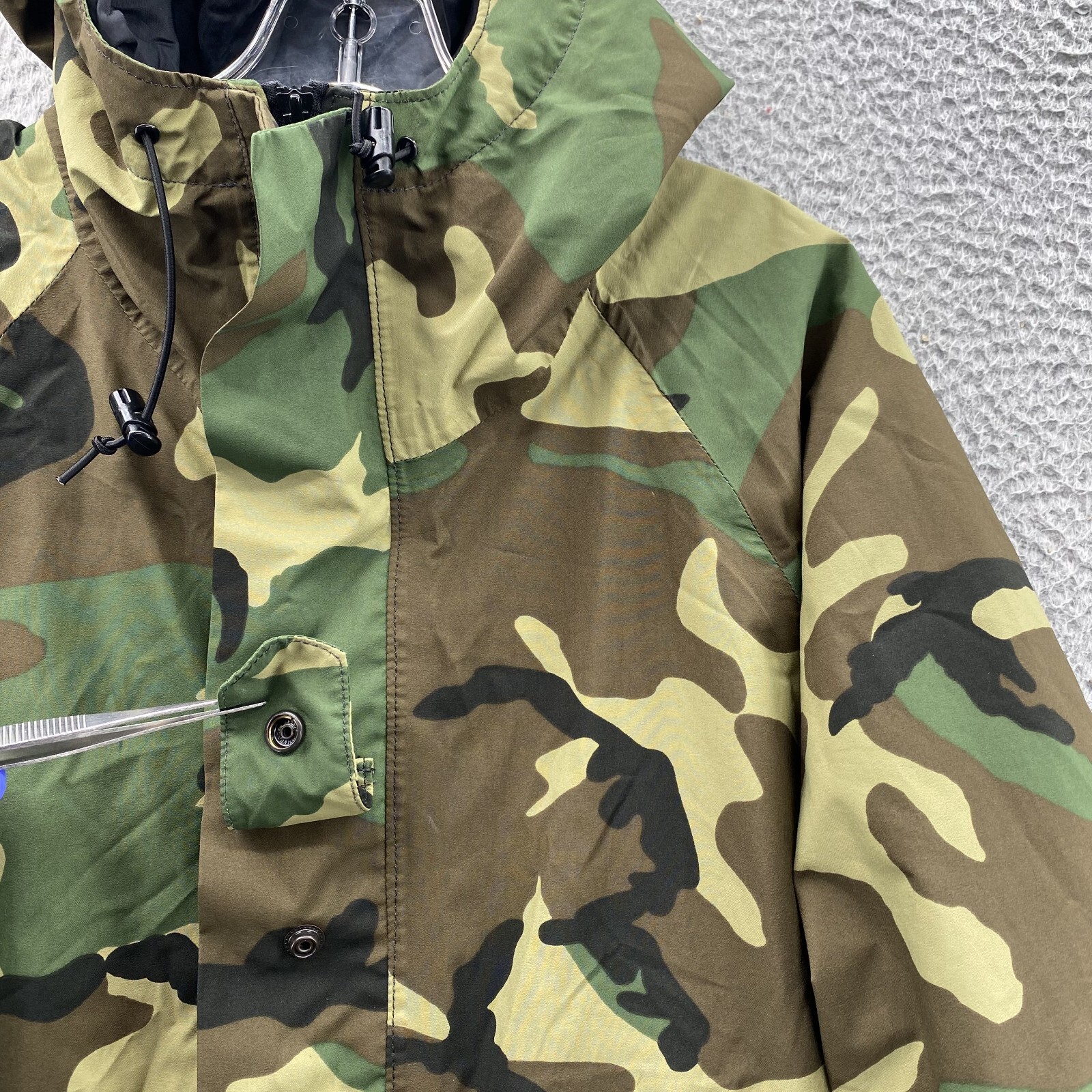 Military Air Force Jacket Mens Small Weather Field Camo Hunting Military Camping