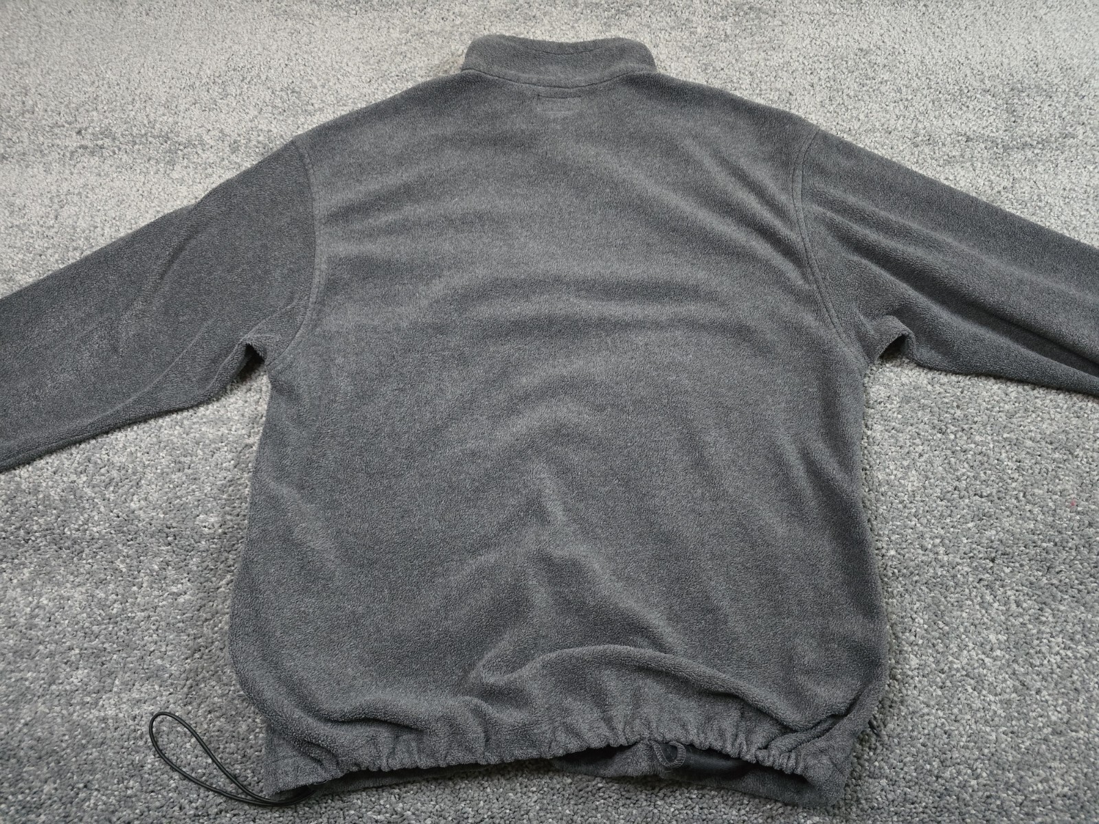 Vintage Great Northwest Fleece Jacket Mens Grey Pullover Soft Minimalist 90s