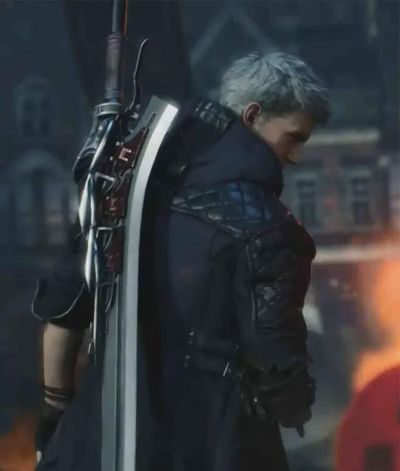 Devil May Cry Nero Blue Coat Cosplay DMC 5 Nero Costume Halloween 2026