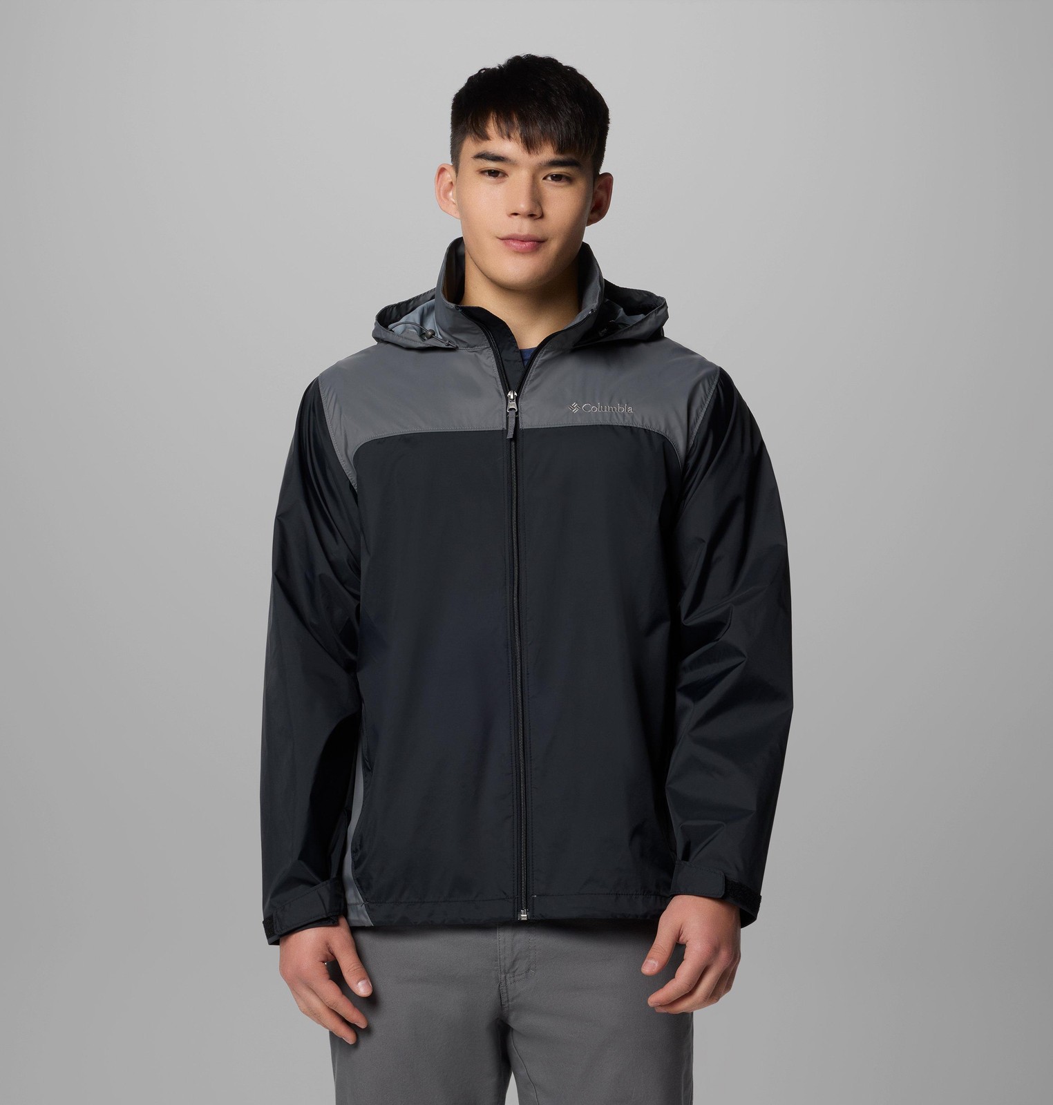 Columbia Men’s Glennaker Lake II Hooded Rain Jacket, Waterproof Nylon, Packable,