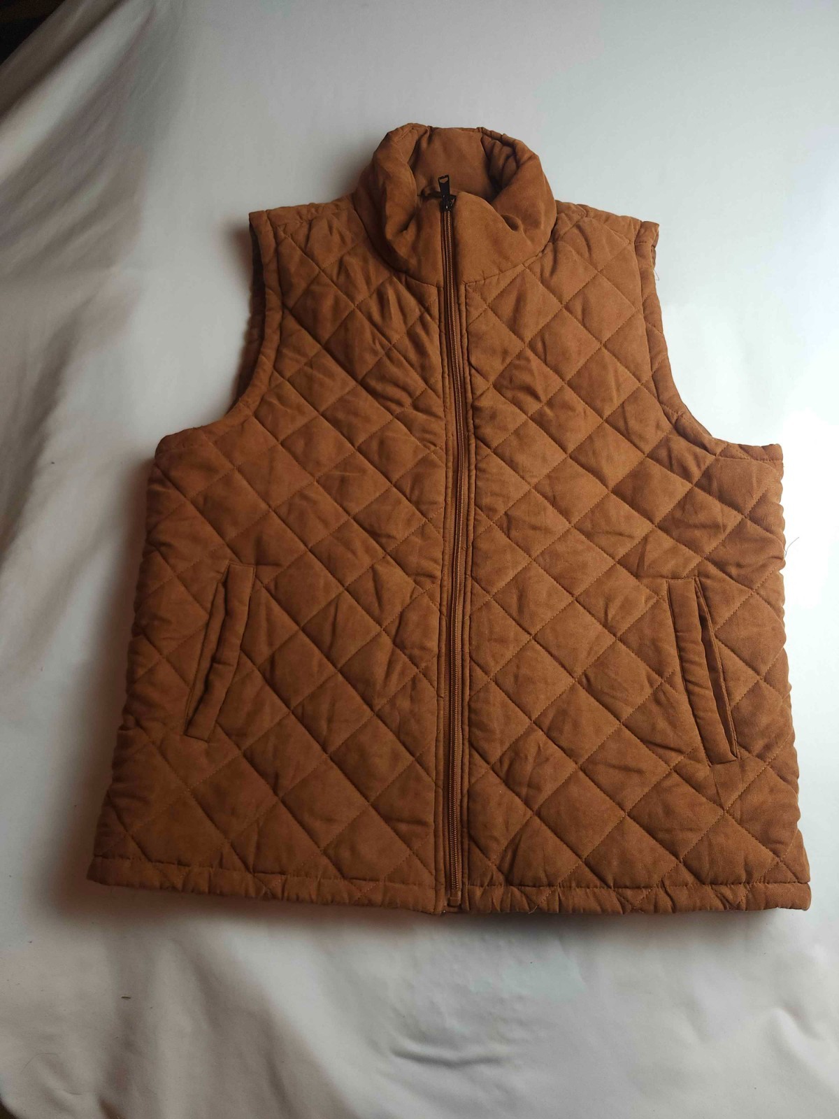 Linea Uomo Vest Mens Large Brown Puffer Outdoor Gorpcore Classic Academia Earthy