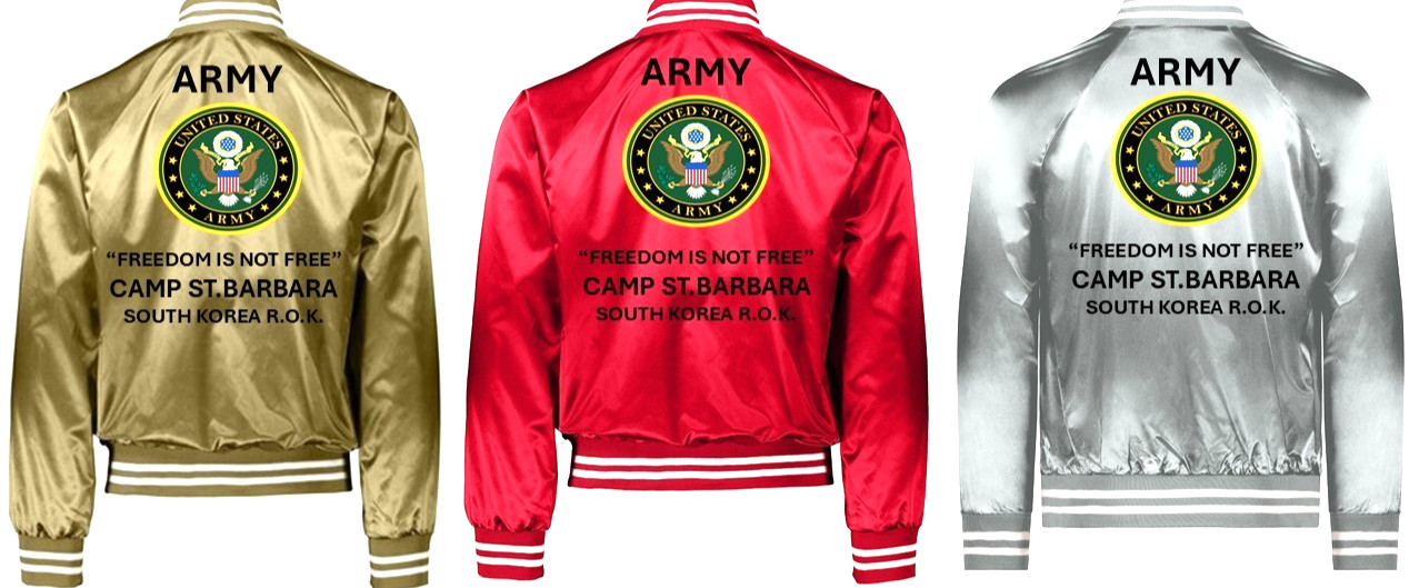 ARMY* FITZSIMONS ARMY MEDICAL CENTER-CO *SATIN JACKET*ARMY OFFICIAL LICENSE