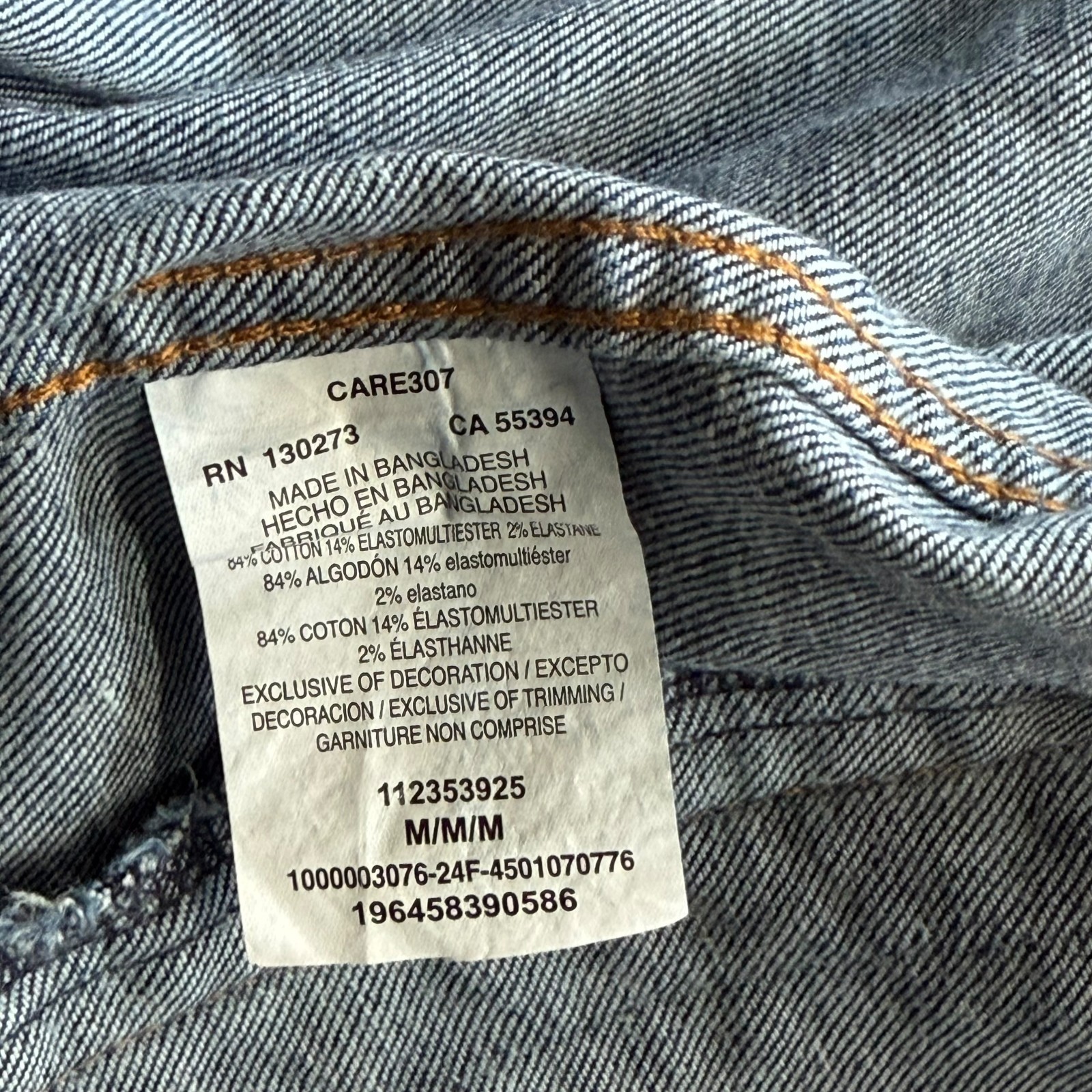 LEE Men’s Dark Blue Wash Regular Fit Extreme Motion Rider Trucker Denim Jacket
