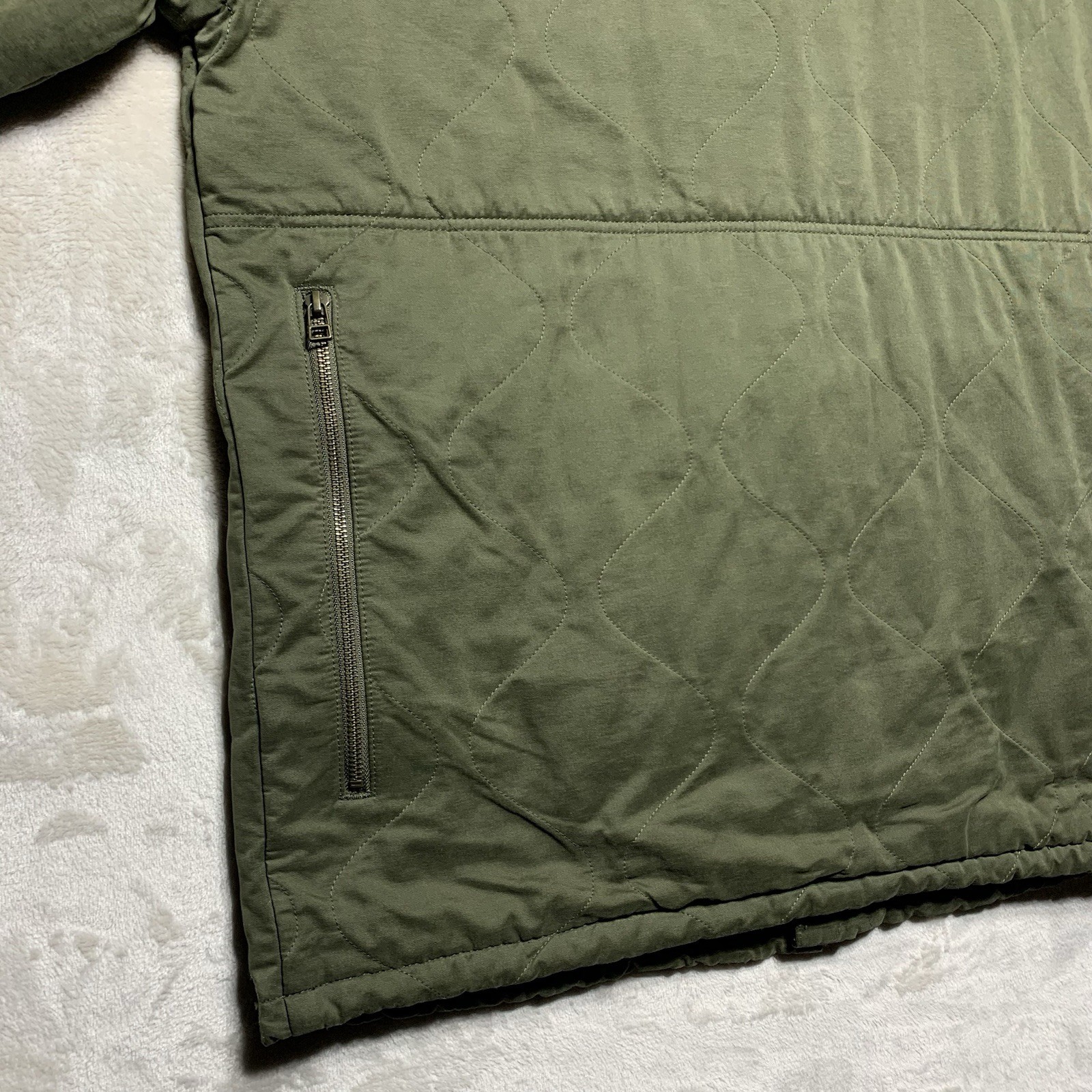 Flint And Tinder Caliber Parka Jacket Men’s M Olive Corduroy Military Huckberry
