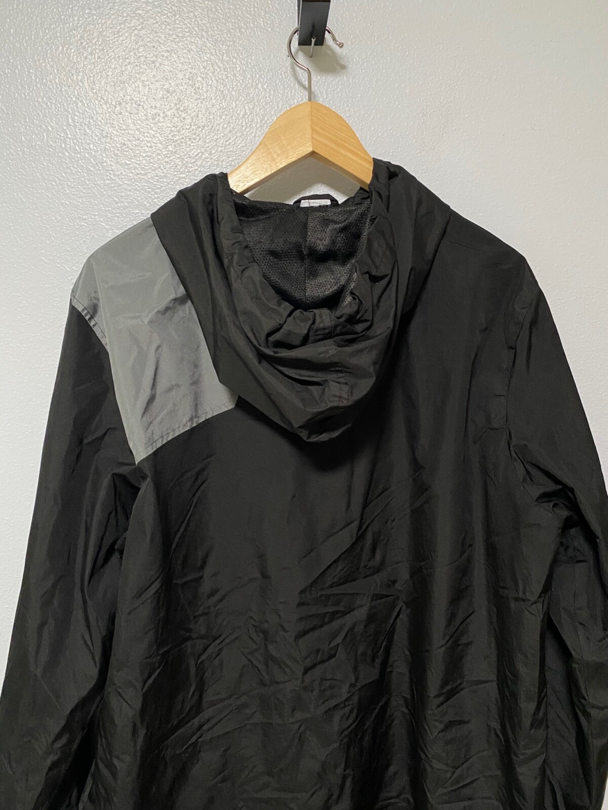 ZAK Los Angeles windbreaker black M medium Mens Gray 90s Look