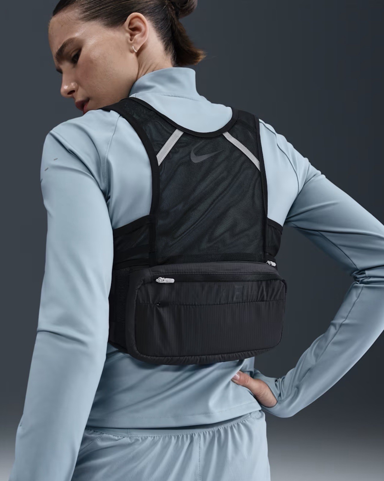 Nike Transform Packable Running Vest Black N1002042-013 SMALL/MEDIUM NWT