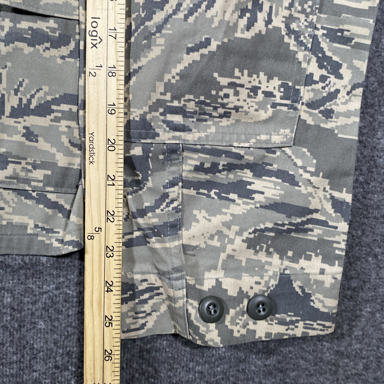 Propper Digital Camo Jacket Airforce Military Utility Work Chore Cargo 42R