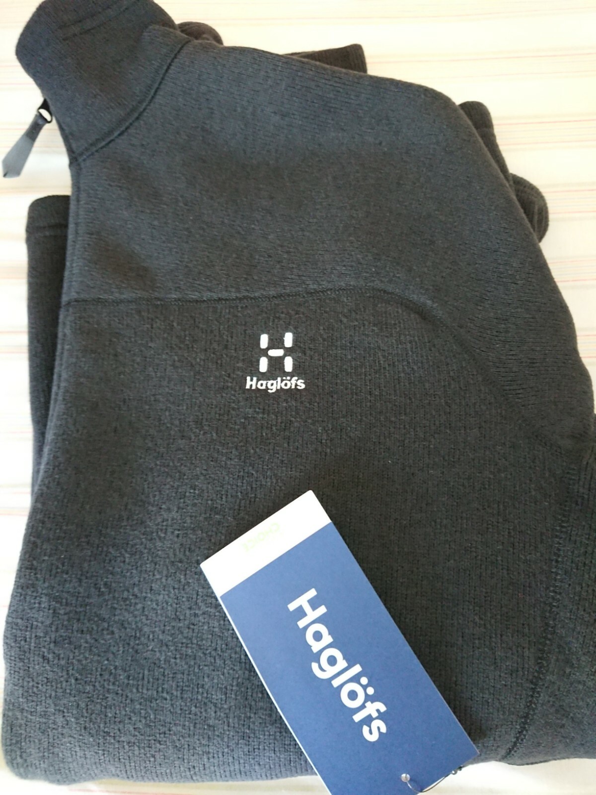 WOW! NEW! Haglofs Swook Fleece Jacket Warm Front Zipper True Black XL US Seller