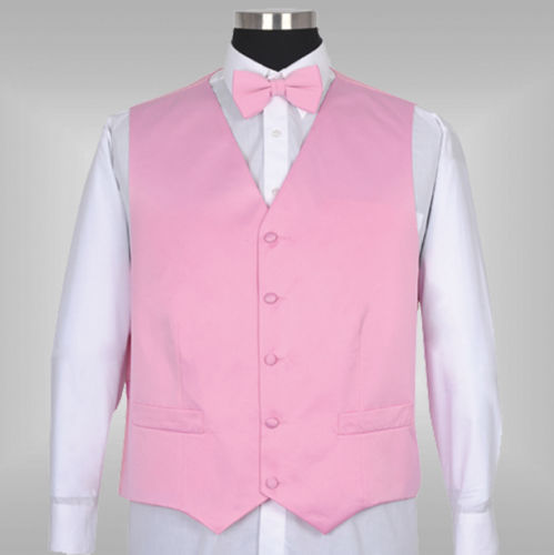 Men’s Tuxedo Vest 4 Piece Set #004 – Vest with Bow Tie Hanky and Neck Tie